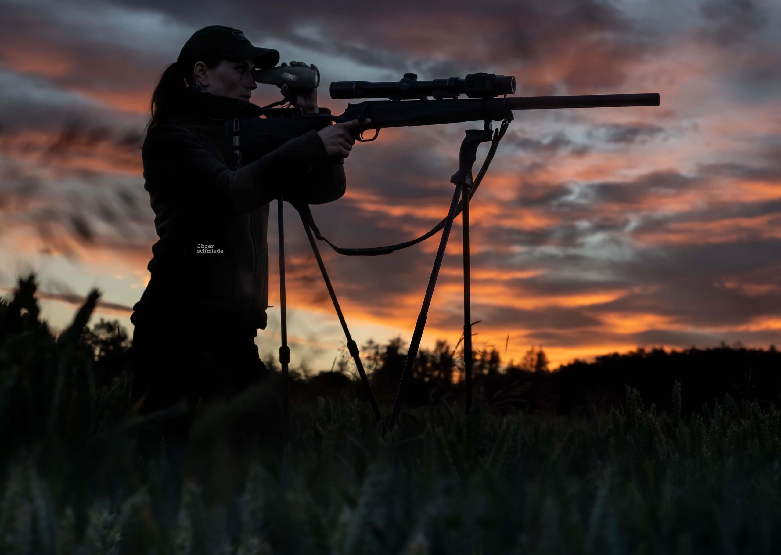 14. Jägerin Blaser LIEMKE MERLIN-13 Pirsch Weizenfeld
