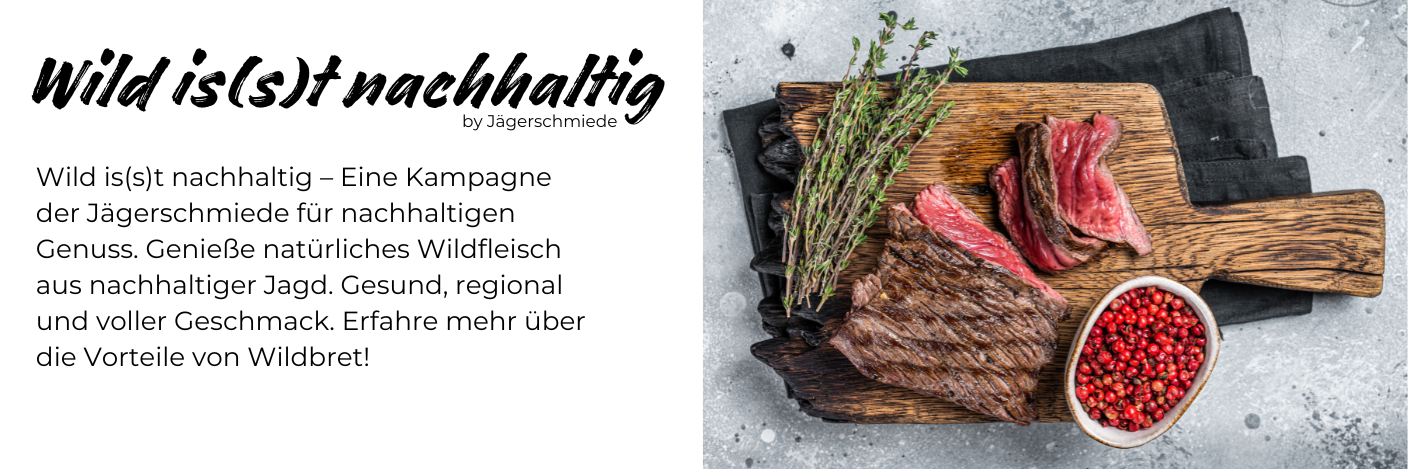 Banner Wild isst nachhaltig