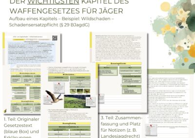 Jagdrecht, Waffenrecht, Lernheft Jägerschmiede